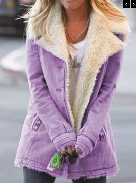 Cove Bexley Cotton Fleece-Lined Padded Jacket