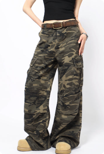 Rover Camo Washed Retro Cargo Pants