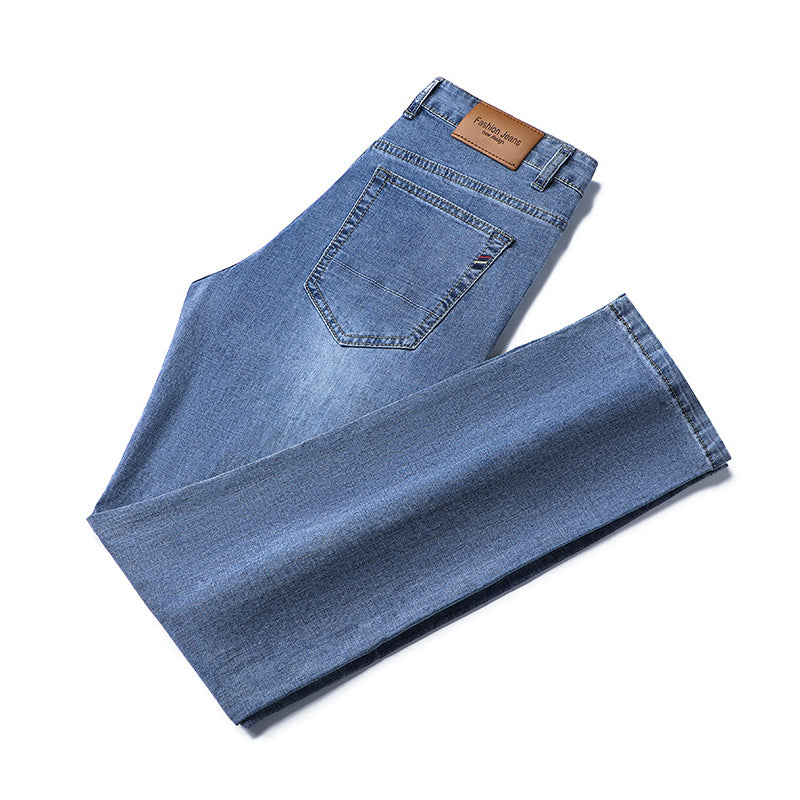Indigo Men's Slim Straight Jeans