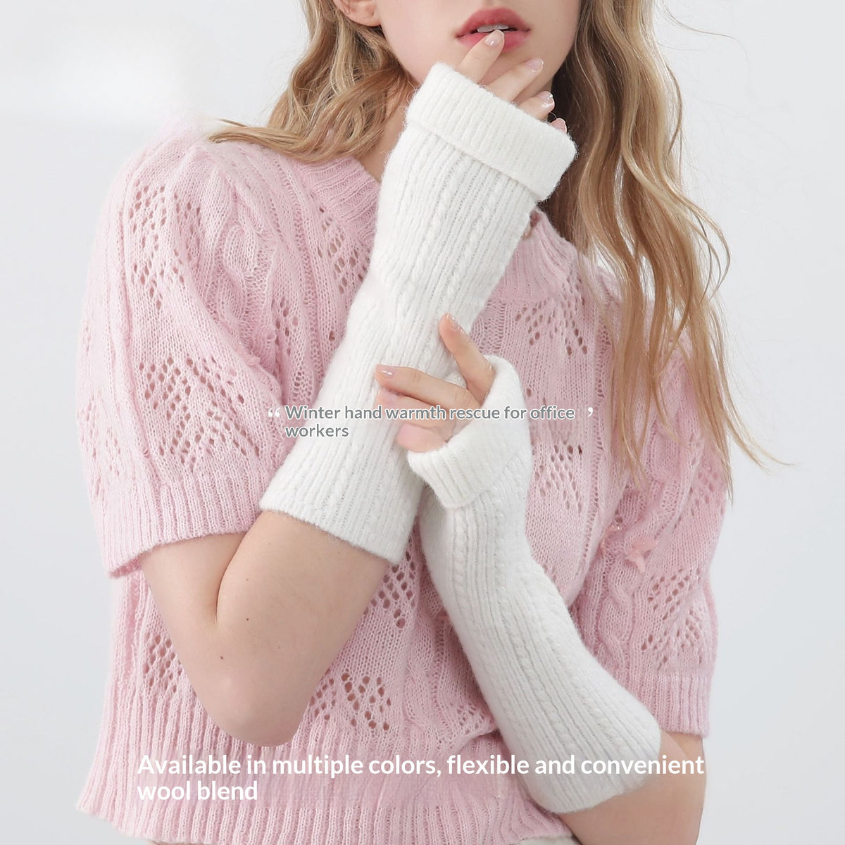 Ember Wool Knit Thermal Gloves