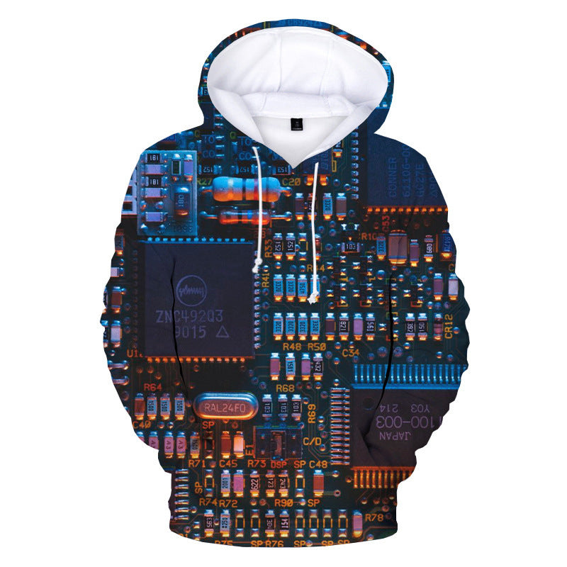 District Bexley Men's 3D-Print Hoodie