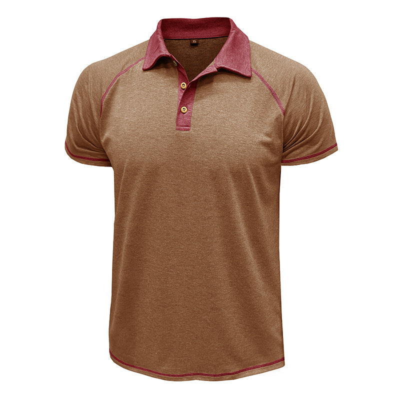 Metro Arden Men's Short-Sleeve Lapel T-Shirt