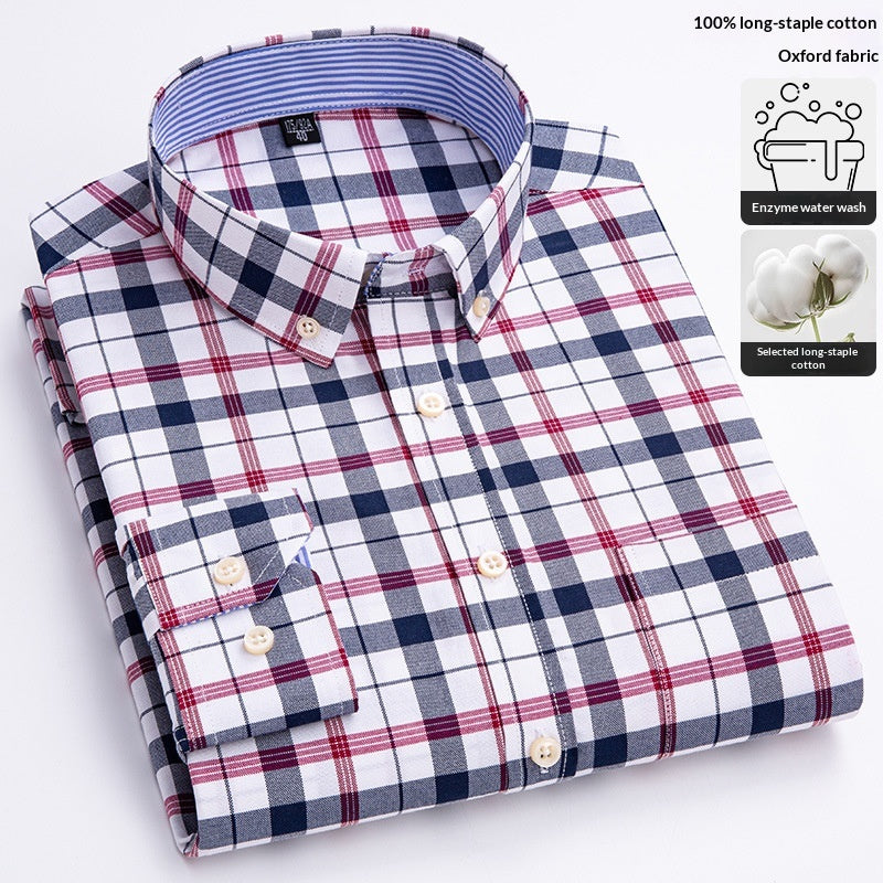 Metro Arden Men's Cotton Long-Sleeve Shirt