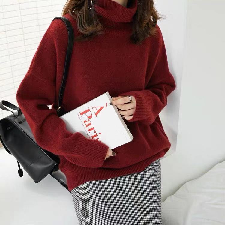 Hearth Cashmere Relaxed Turtleneck Sweater
