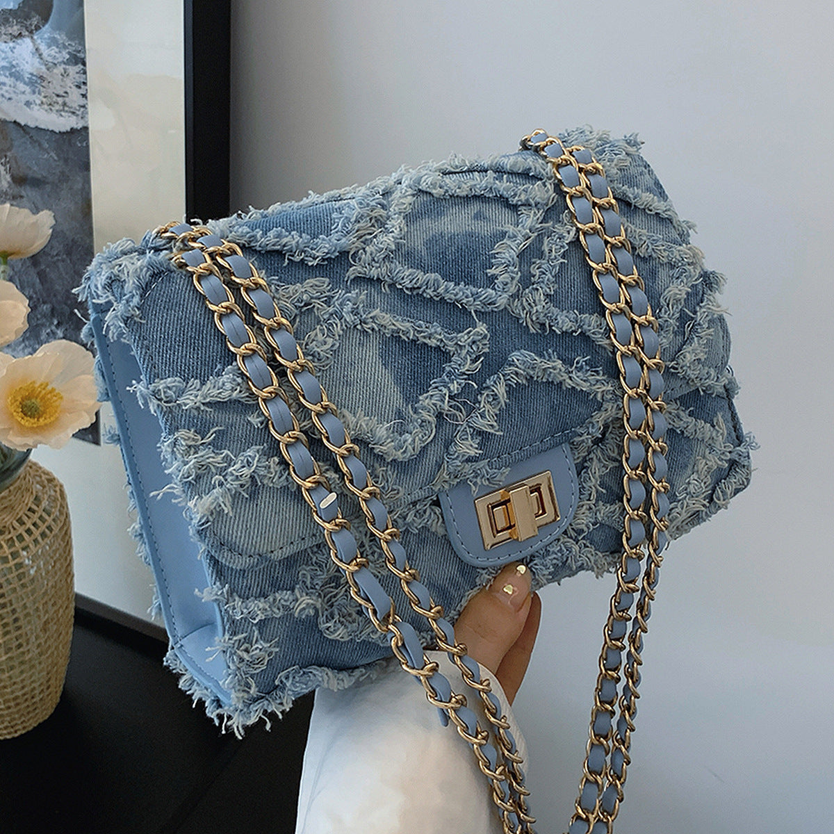 Carry Bexley Denim Crossbody Bag