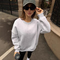District Men's Crew-Neck Retro Solid Sweatshirt