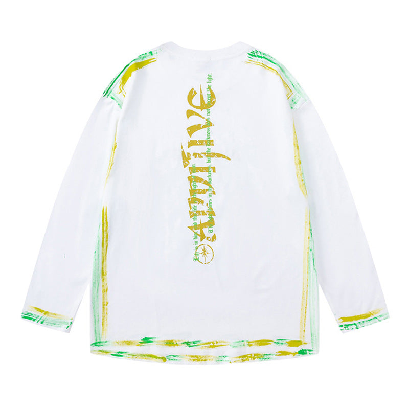 Archive Bexley Men's Long-Sleeve Letter-Print Printed T-Shirt