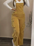 Rover Corduroy Straight Multi-Pocket Cargo Pants