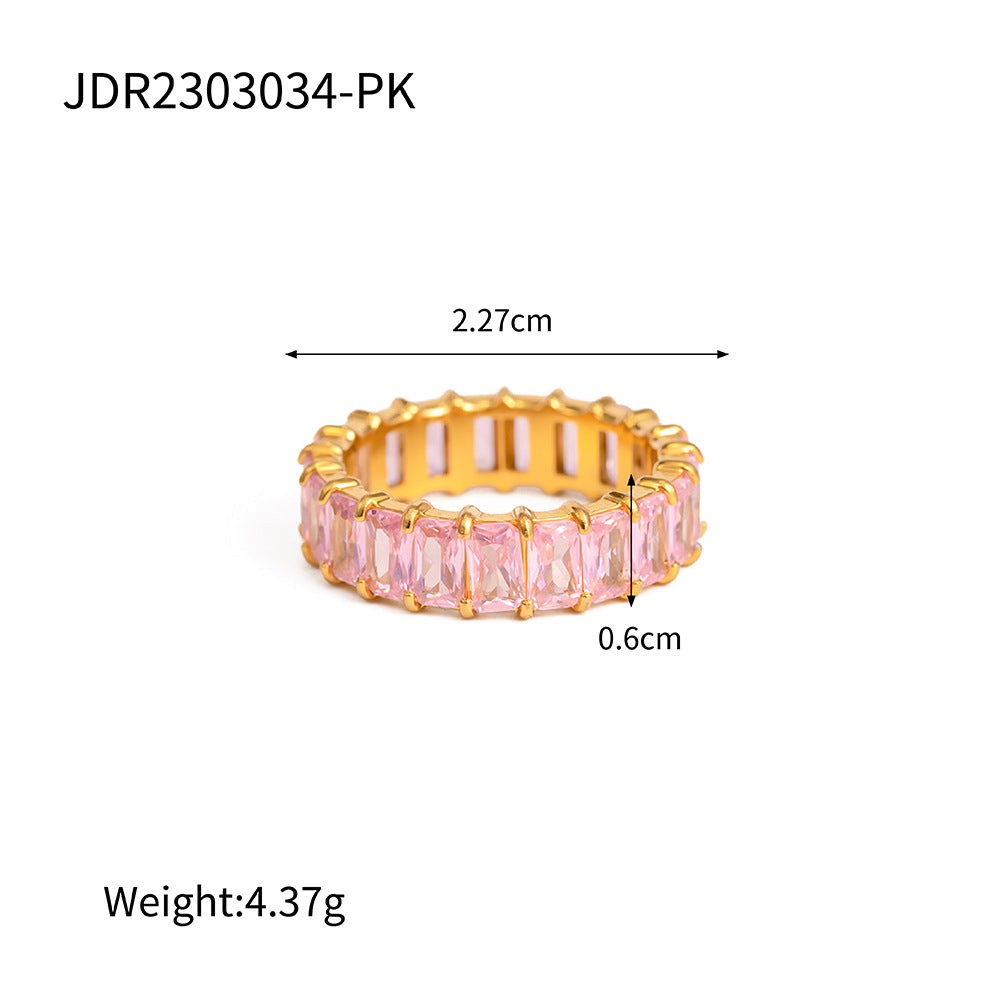 Lune Elan Stainless Steel Ring