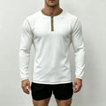 Metro Calder Men's Long-Sleeve Henley Shirt