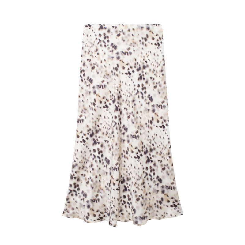 Sway Satin Silky Slim Midi Skirt
