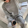 District Bexley Men's Long-Sleeve Crew-Neck Printed Sweatshirt