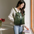 Carry Bexley Leather Minimalist Backpack
