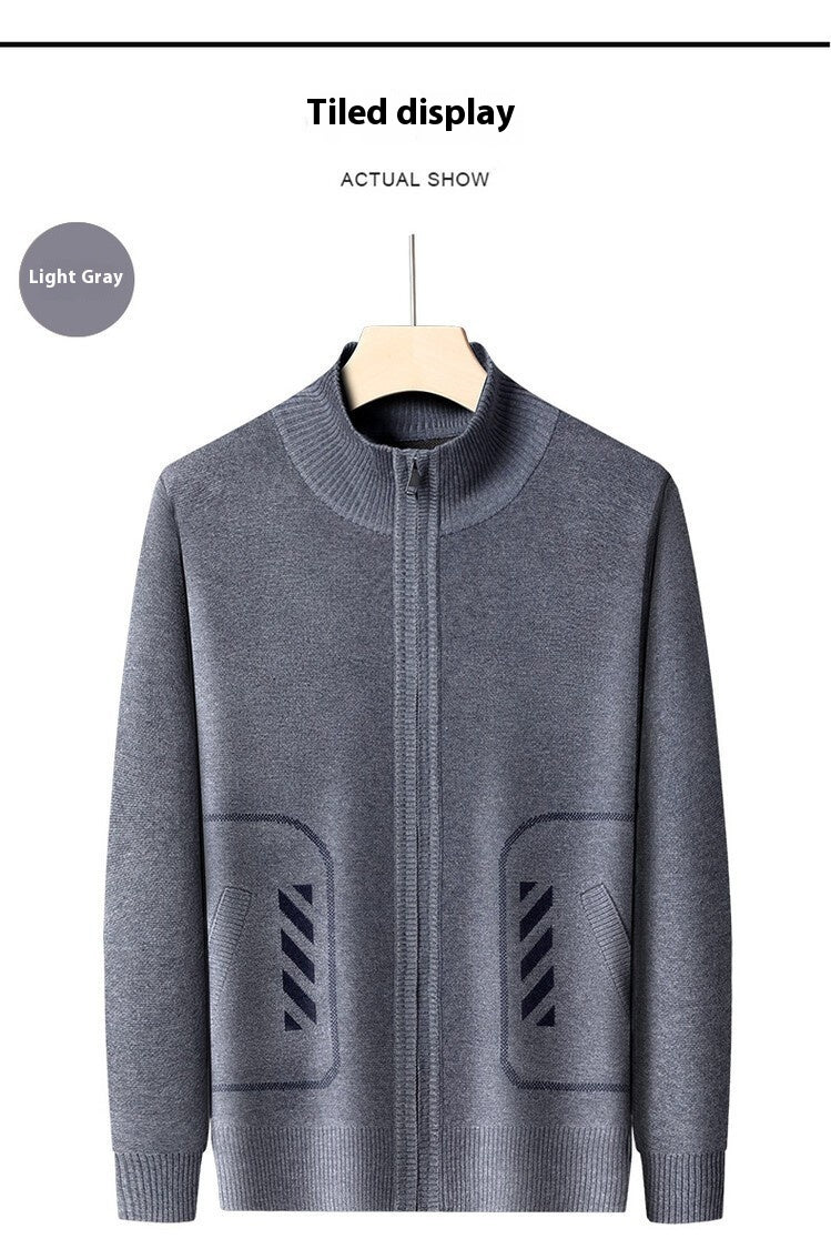 Atlas Men's Solid Cardigan
