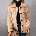 Lumen Fleece-Lined Short Single-Breasted Coat