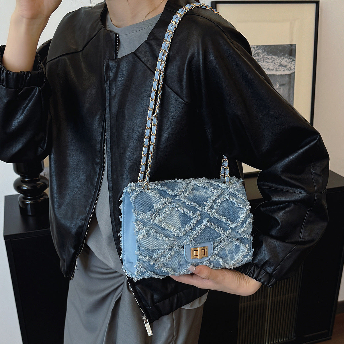 Carry Bexley Denim Crossbody Bag