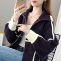 Lumen Wool Zip Lapel Cardigan