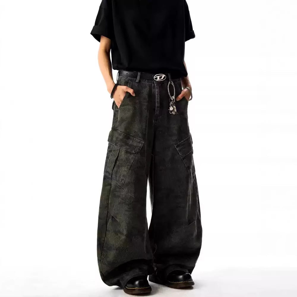 Rover Calder Multi-Pocket Pocket Camo Cargo Pants