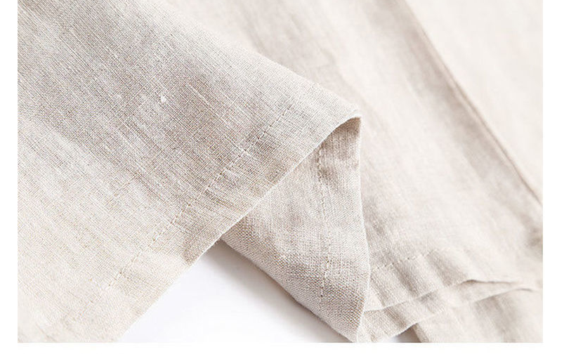 Flow Linen Relaxed Wide-Leg Trousers