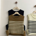 Hearth Knit Striped Vest