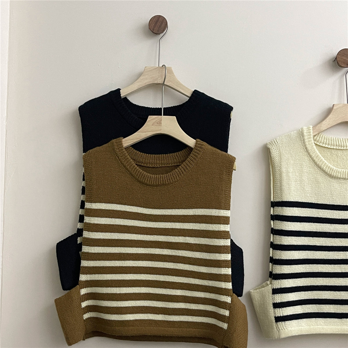 Hearth Knit Striped Vest