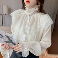 Aurelia Lace Button Shirt