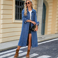 Lumen Denim Long Washed Cardigan