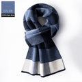 Ember Men's Wool Plaid Scarf