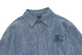 Metro Men's Linen Cotton Embroidered Shirt
