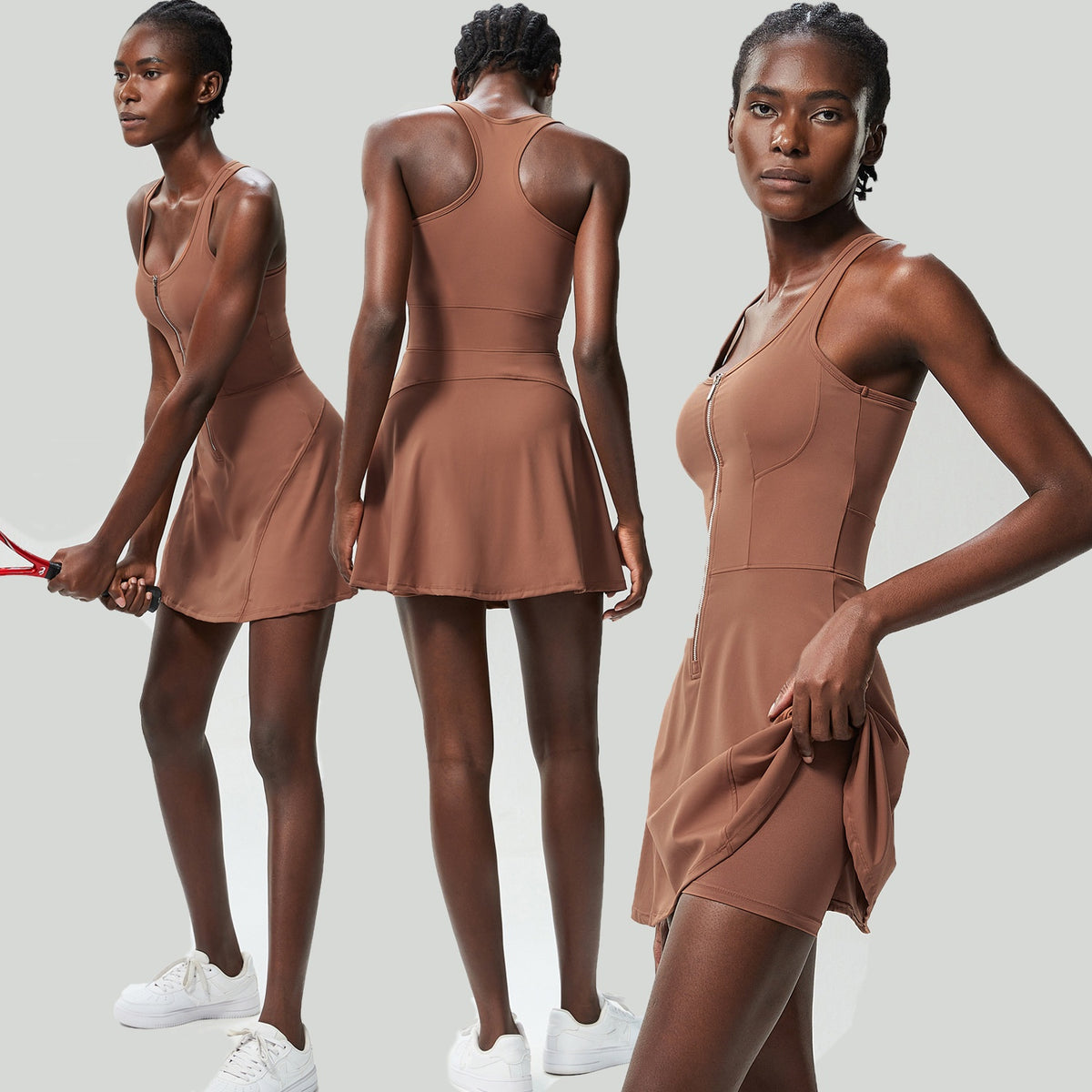 Rally Zip Tennis Skirt