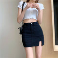 Sway Garnet Denim Skirt