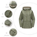 Lumen Hooded Solid Trench Coat