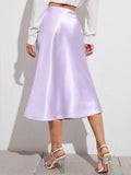 Sway Arden Satin High-Waist Midi Skirt