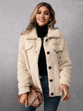 Lumen Fleece-Lined Short Single-Breasted Coat