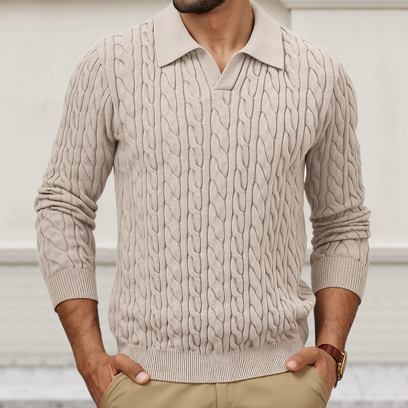 Atlas Men's Cable-Knit Sweater
