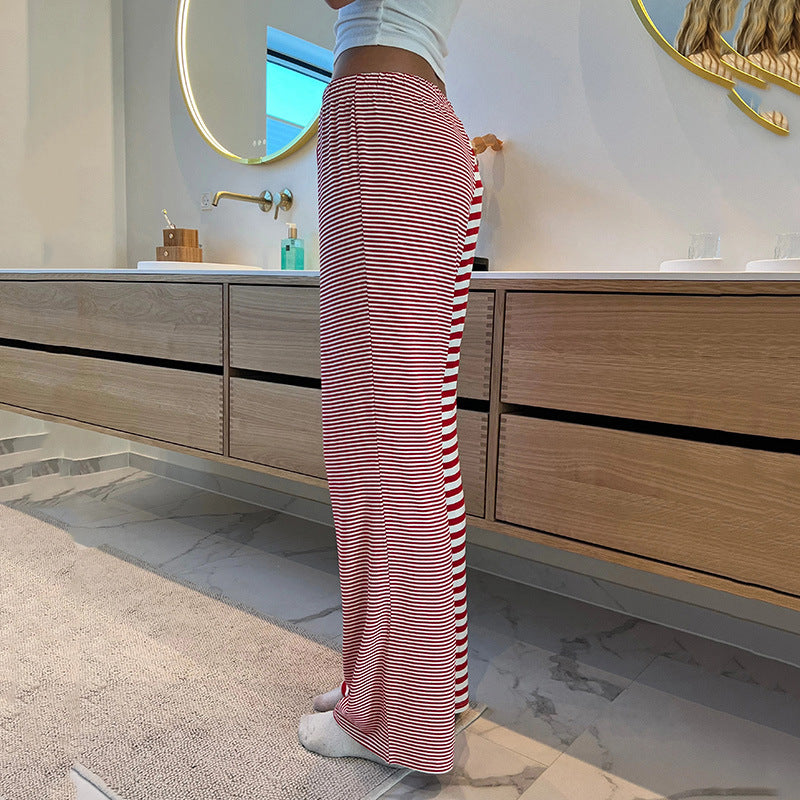 Flow Arden Striped Wide-Leg Trousers