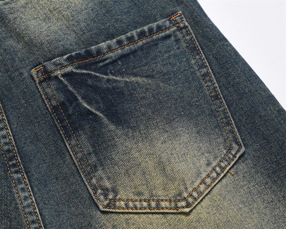 Indigo Bexley Men's Washed Straight Jeans