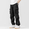 Rover Men's Relaxed Wide-Leg Straight Cargo Pants