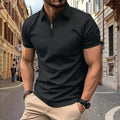 Metro Men's Zip Lapel Top