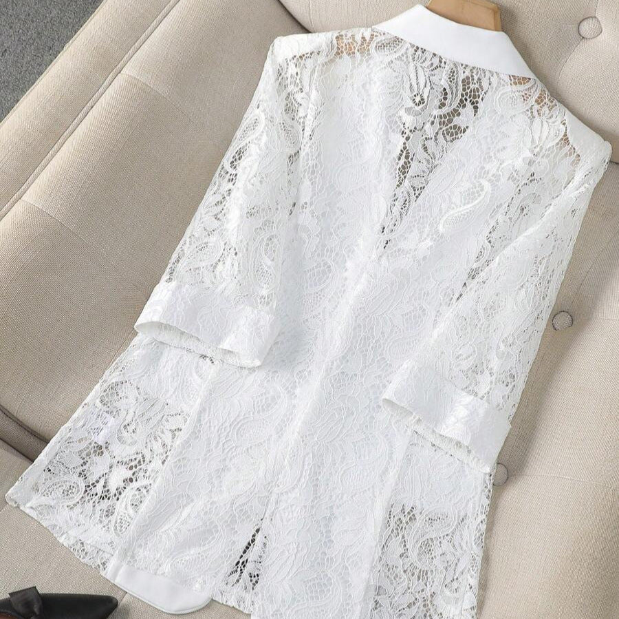 Aurelia Arden Lace Blazer