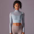 Pulse Mesh Quick-Dry Long-Sleeve Top