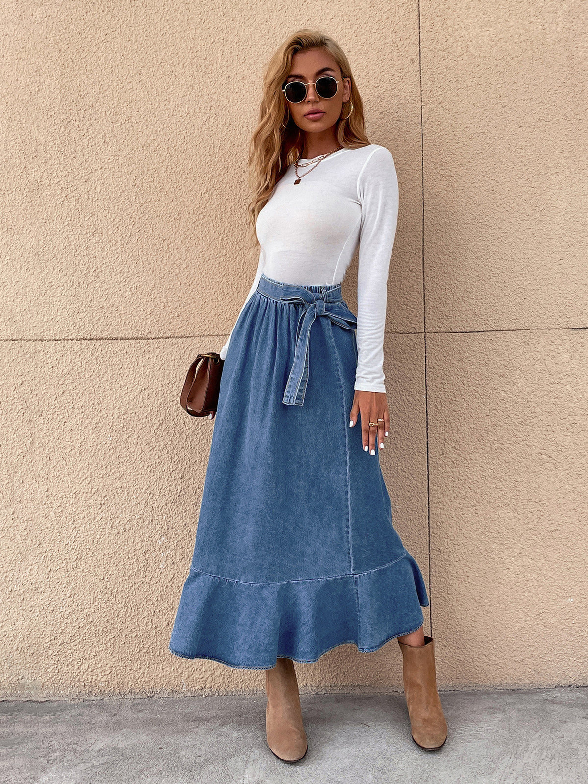 Sway Arden Denim Skirt