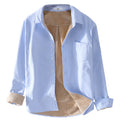 Metro Men's Fleece-Lined Long-Sleeve Shirt
