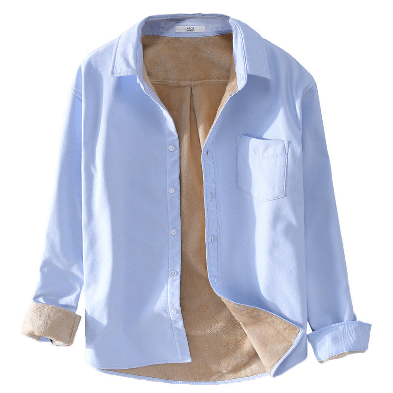 Metro Men's Fleece-Lined Long-Sleeve Shirt