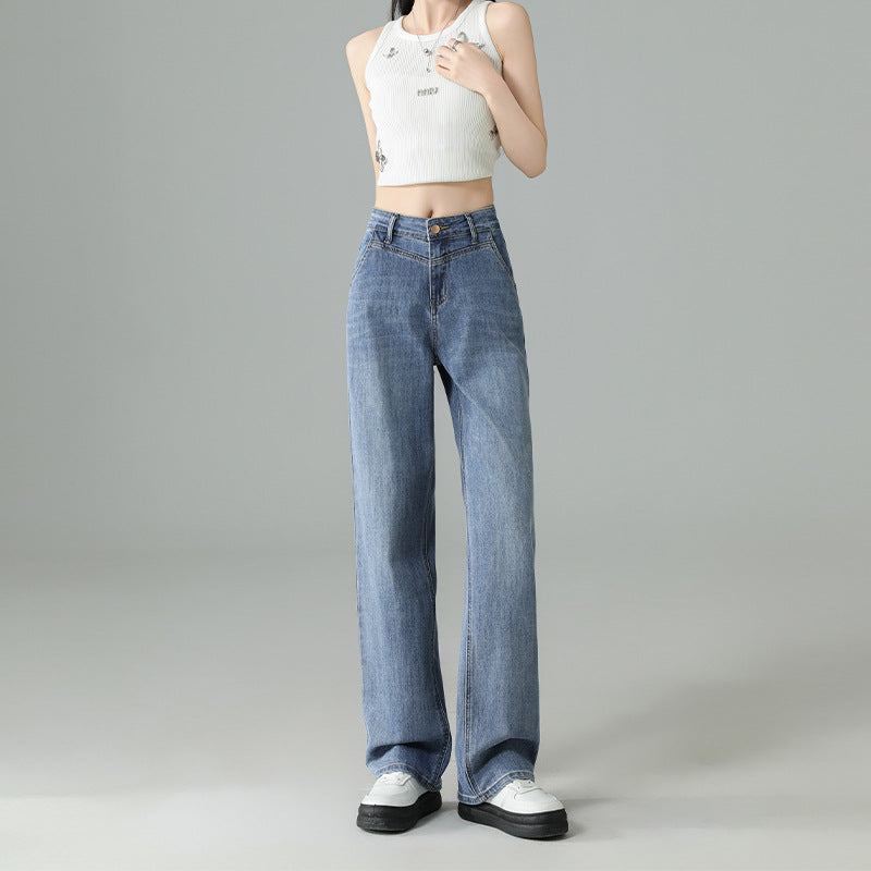 Indigo Juno Wide-Leg Jeans