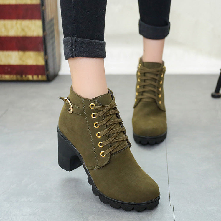 Stride Arden Chunky Ankle Boots