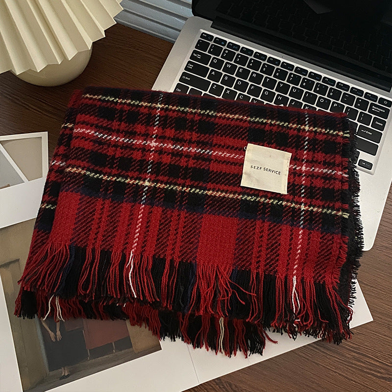 Ember Calder Plaid Scarf