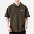 Metro Men's Embroidered Retro Polo Shirt