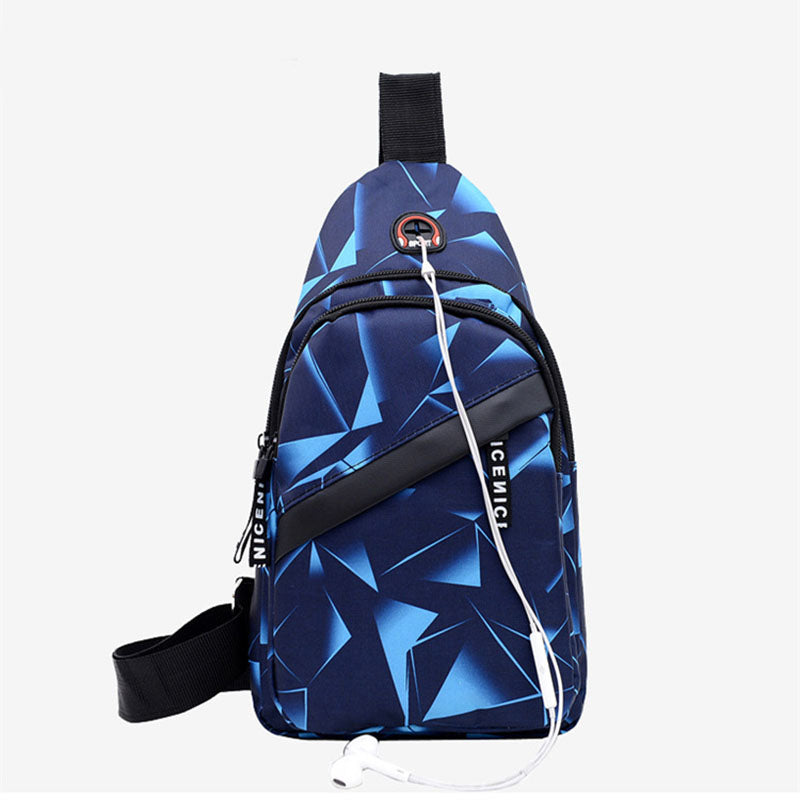 Carry Men's Printed Chest Bag