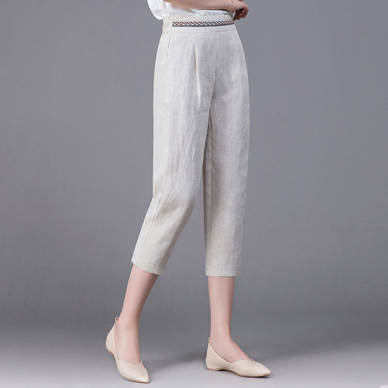Flow Arden Linen Relaxed Trousers